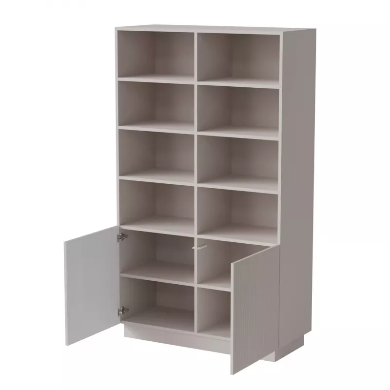 Cama Meble LIVERTI Bookcase 100×420×1705 mm Cashmere
