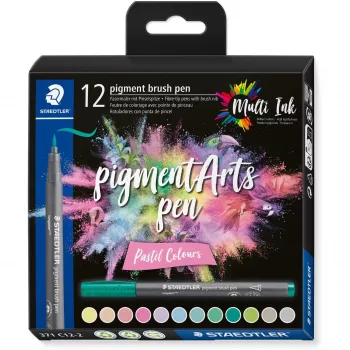 Brush Pen Staedtler Pigment Arts Pastel Colors 12 pc(s)