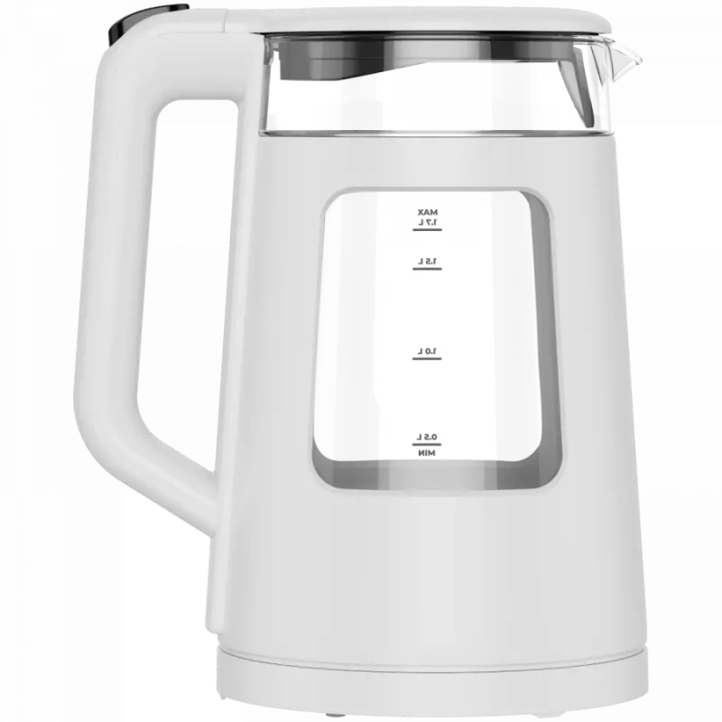 AENO Electric Kettle EK6: 1850-2200W, 2L, Strix, Square-shaped body, Transparent lid, High Resistant Glass, LED-Illumination, Auto Power Off, Dry tank Protection