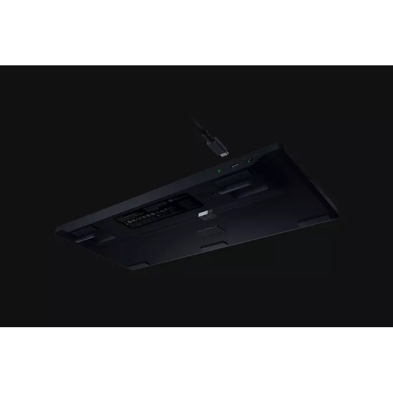 Razer BlackWidow V4 Low-Profile Tenkeyless HyperSpeed keyboard Gaming USB RF Wireless Bluetooth QWERTY US International Black