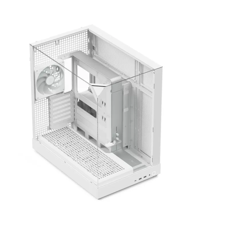 APNX Tower case V2 — white, tempered glass panels x3