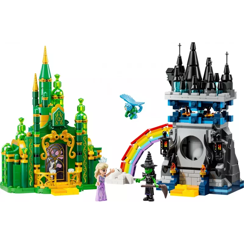 LEGO building set Wicked 75689 — Emerald City and Kiamo Ko Castle playset