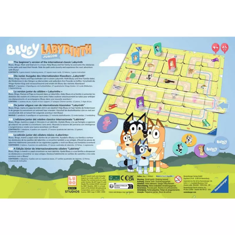 Bluey Junior Labyrinth, Board Game