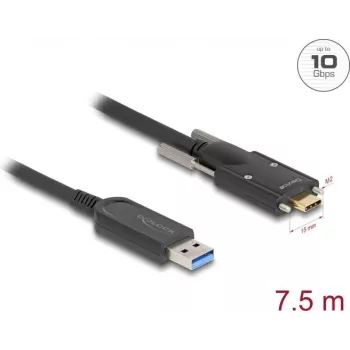 Active Optical Cable DeLOCK 83201 USB 10 Gbps Type-A to Type-C 7.5m