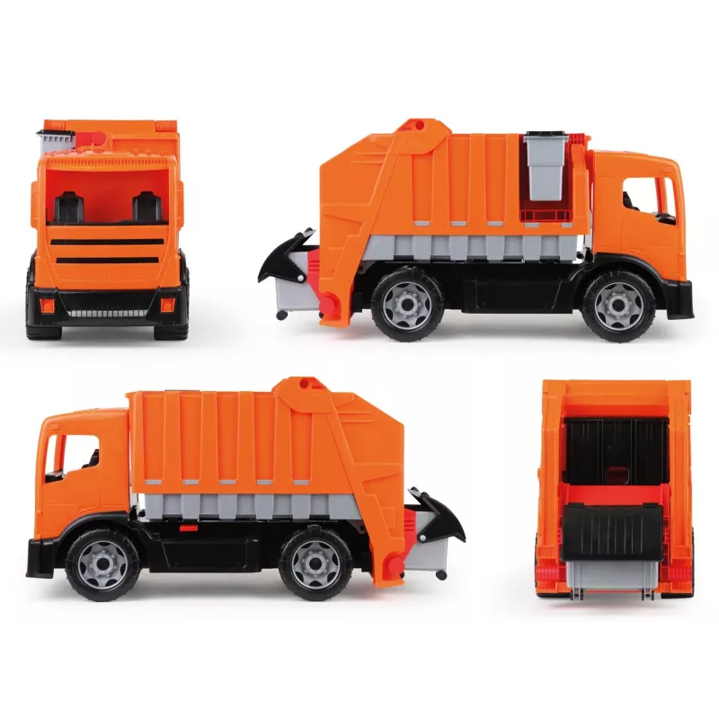 Toy garbage truck Lena 02166EC — single brown carton