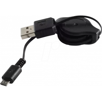 USB cable ShiverPeaks BS14-18001 1m USB A Micro-USB B Black