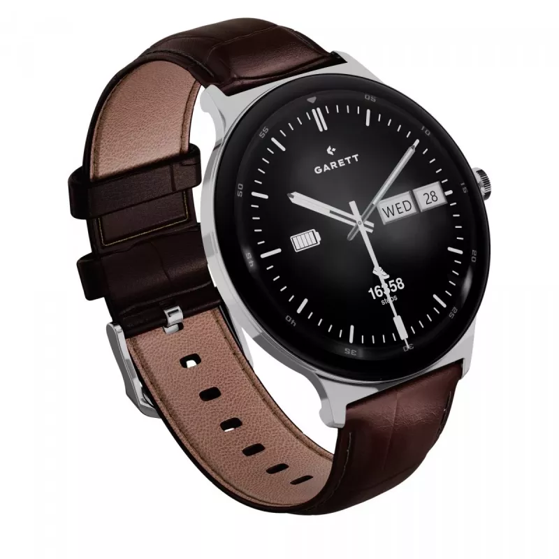 Smartwatch Garett Quantum — stainless silver