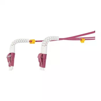 Synergy 21 LWL-2-Faser-Patchk. 0.25mtr.LC-LC 50/125um OM4 AD 2mm flexible Knickschutztülle - Kabel - Multimode-Faser (S217019)