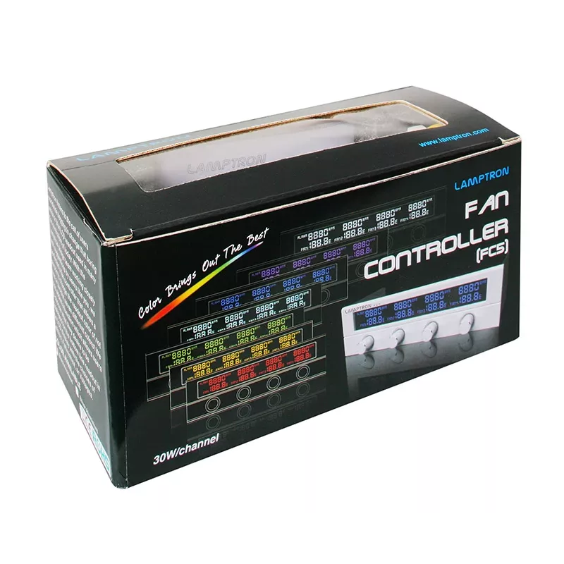 Lamptron FC5 V2 Fan Controller 5.25 inch - silver
