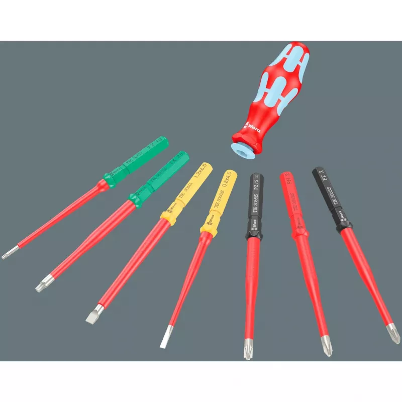 Wera Kraftform Kompakt VDE Stainless 17 extra slim screwdriver set (05006631001)