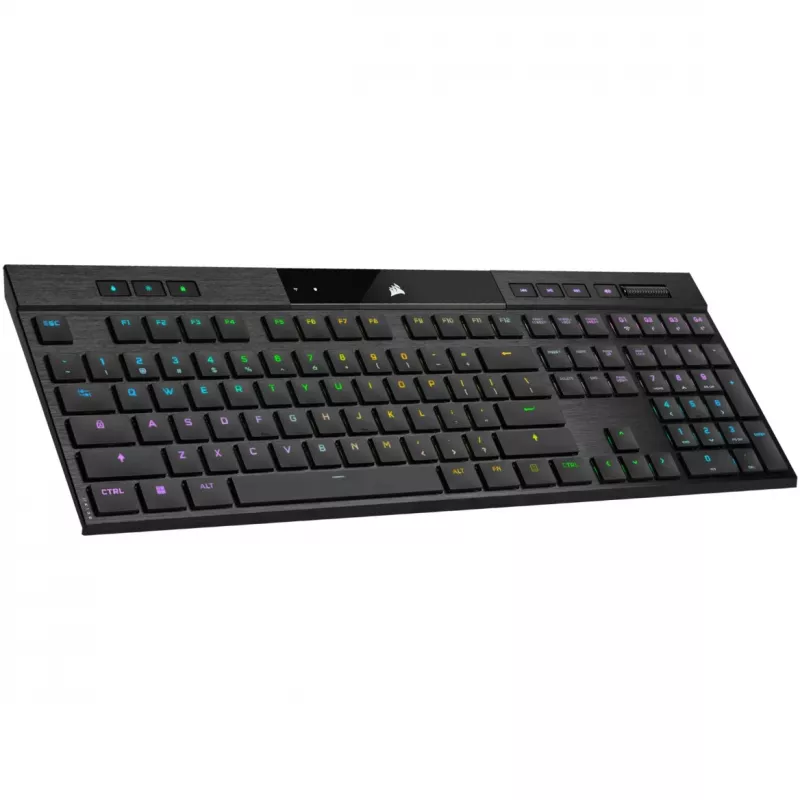 Corsair K100 RGB AIR Wireless Ultra-Thin Mechanical Gaming Keyboard, Cherry ULP Tactile - black, DE