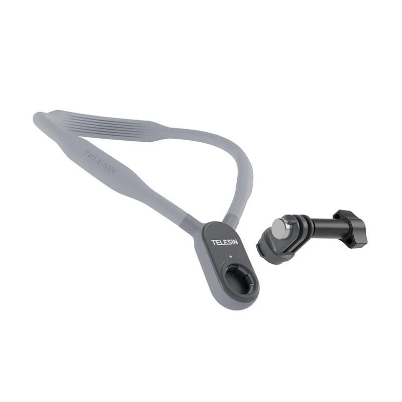 Neck strap with mount for sports cameras Telesin TE-HNB-001 — adjustable length, quick-release mount