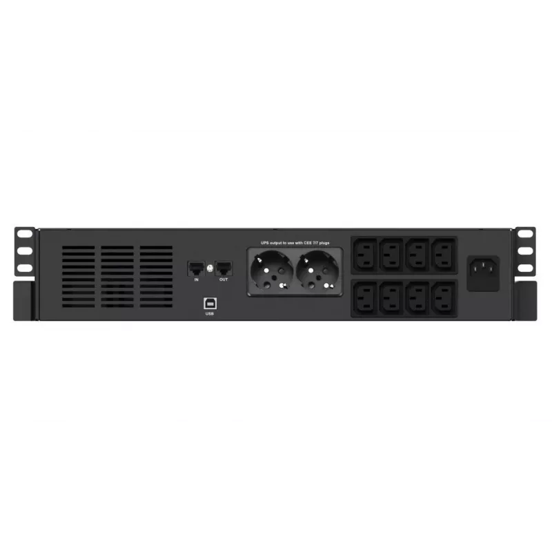 Uninterruptible Power Supply UPS Infosec X4 1000 RM Plus 1 kVA 600 W 10 AC outlets