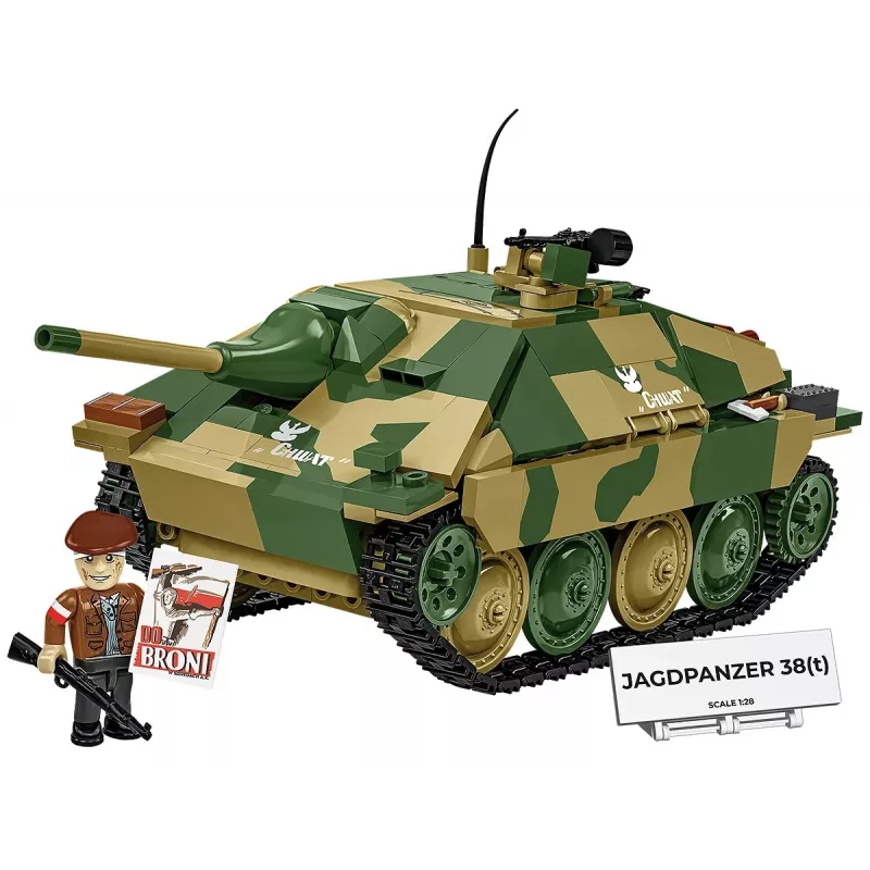 Cobi Blocks Jagdpanzer 38t Brave construction set, 731 pieces