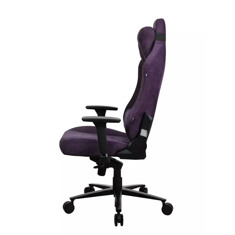 Gaming chair Arozzi Vernazza SoftFabric Purple — ergonomic design, adjustable armrests and height