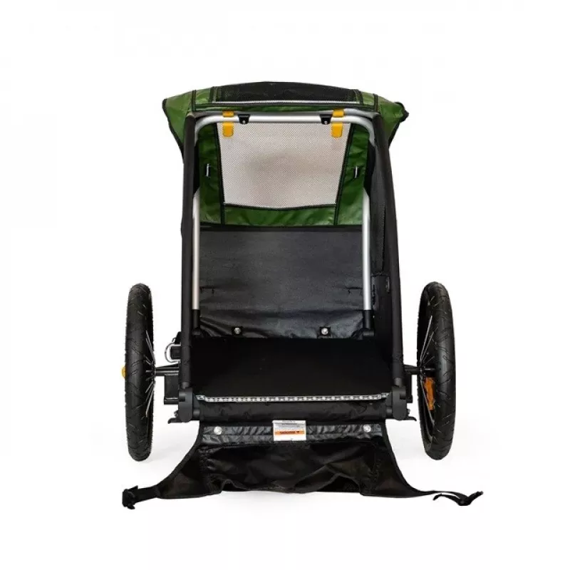 Pet Carrier BURLEY Tail Wagon BU-947108 — soft-sided dog carrier, Black/Green