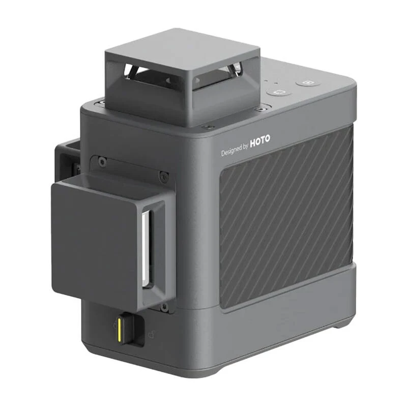 Green Cross Line Laser HOTO QWFGJ002 — max range 30 m, indoor alignment tool