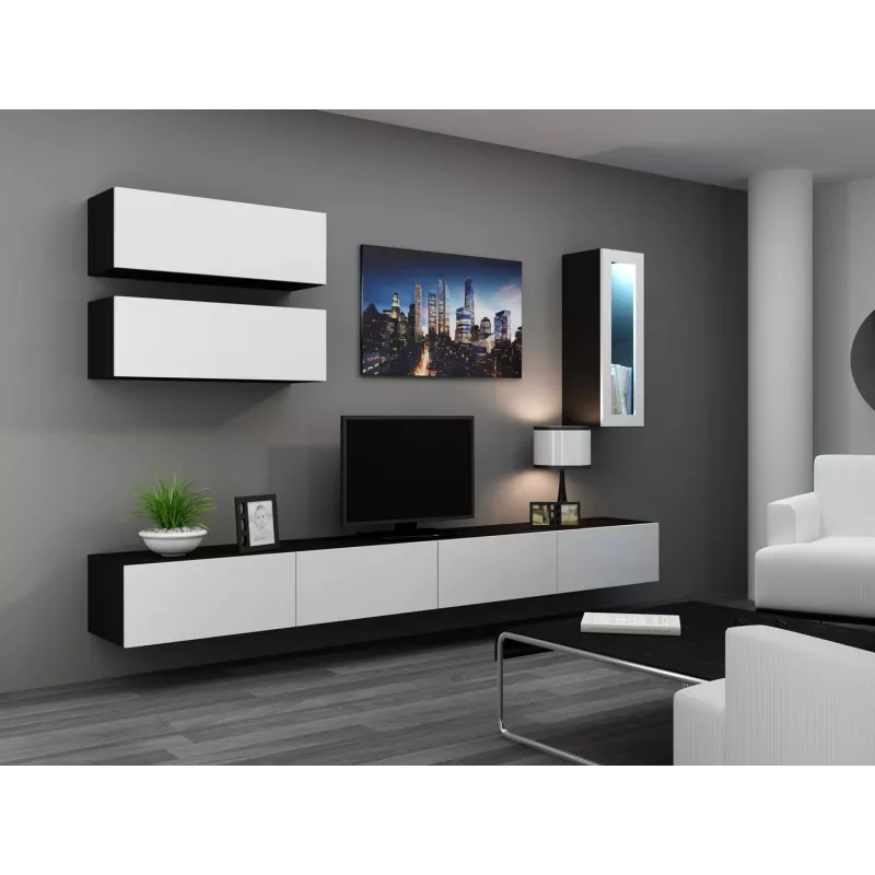 Cama Cabinet VIGO 90 full 90/35/32 black/white gloss