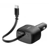 Belkin 75W 2-Port w Retractable USB-C Cbl Car - Cable (CCC001HQBK)