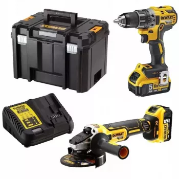 DeWALT 18V Cordless Power Tool Kit - Drilling and Grinding Kit