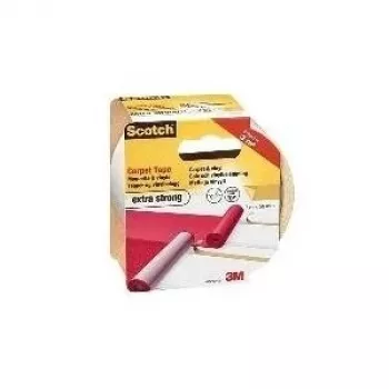 Carpet tape 3M 42020750, white, 7 m length, pressure-sensitive double-sided adhesive tape