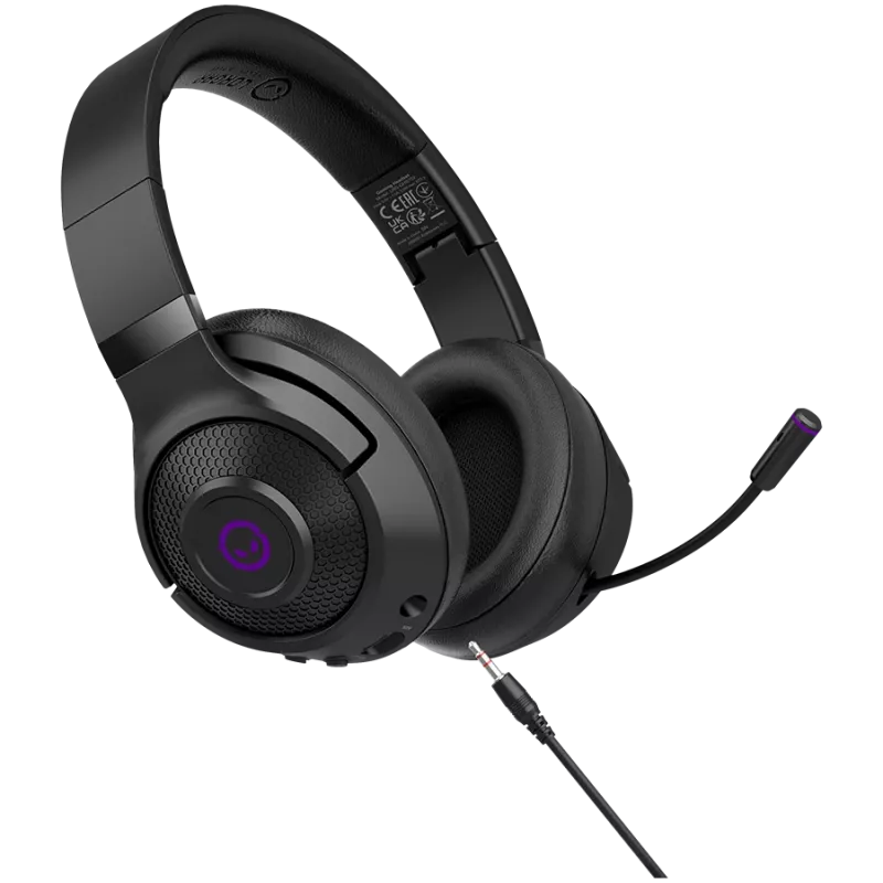 Lorgar Noah 702 - gaming headset 3in1 - BT 5.3 + WiFi + 3.5mm jack - foldable design - 1000 mA