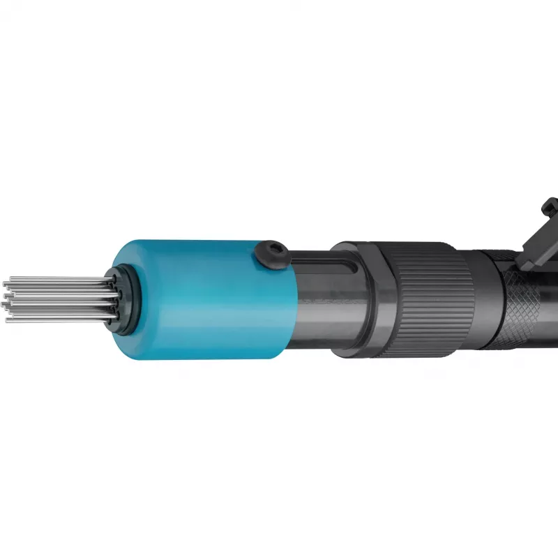 mini needle scaler 9035M-6, compressed-air needle scaler black/Blue