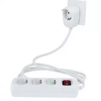 Power Extension REV 0012392114 2m 4 AC Outlets Indoor White