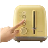 BUYDEEM 2 Slice Toaster, model DT620E, color Mellow Yellow, EU