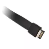 Akasa Low Profile PCI Bracket Adapter USB 3.1 Type C - black - Adapter - Digital/Data