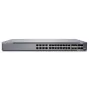 Juniper EX4100 24-Port 10/100/1000BaseT PoE+, 4x 10G SFP+ Uplink ports, 4x 25G SFP28 Stacking/Uplink ports, redundant fans, 1 AC PSU JPSU-920-AC-AFO included (optics sold separately) with Standard SW. TAA Compliant. (EX4100-24P)