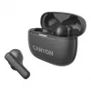 Canyon CNS-TWS10BK Headphones and Headset True Wireless Stereo (TWS) In-Ear calls/music/Sport/everyday use USB Type-C Bluetooth Black (CNS-TWS10BK)