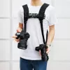 Double shoulder harness Puluz PU6002 adjustable straps for cameras, wearable chest and back mount