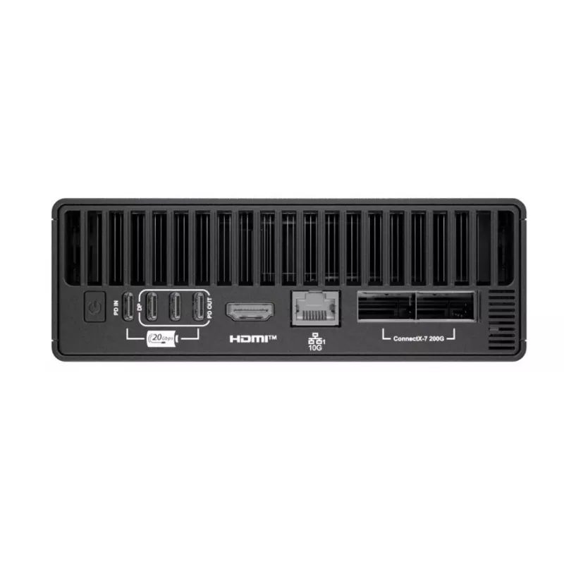 MSI EdgeXpert AI Supercomputer Desktop, NVIDIA DGX Spark GB10 Grace Blackwell Architecture, 128GB LPDDR5 Unify Memory, 4TB SSD, ARM CPU, WiFi 7, BT 5.3, NVIDIA DGX OS - EDGEXPERT NVIDIA DGX GB10 128GB 4TB