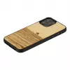 Phone case man and wood for iPhone 12 Pro Max Terra Black — protective back cover