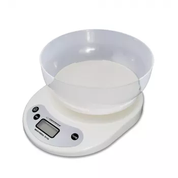 Electronic kitchen scale ESPERANZA EKS007 — 5 kg capacity, 1 g accuracy, white