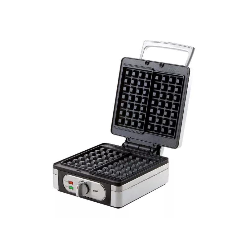 Waffle Maker Domo DO 9047 W 2 waffle(s) 1400 W Silver