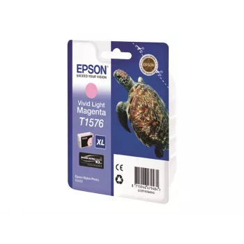 Epson Turtle T1576 Vivid Light Magenta, High (XL) Yield, Vivid light magenta, Pigment-based ink, 25.9 ml, 1 pc(s), 2300 pages