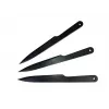 Throwing knife set KAL22 KAL22-CZ — 3 black steel throwing knives, blade 165 mm, length 275 mm, weight 240 g