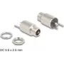 DeLOCK Connector DC 5.5 x 2.5 mm female bulkhead soldering version 20 V 10 A