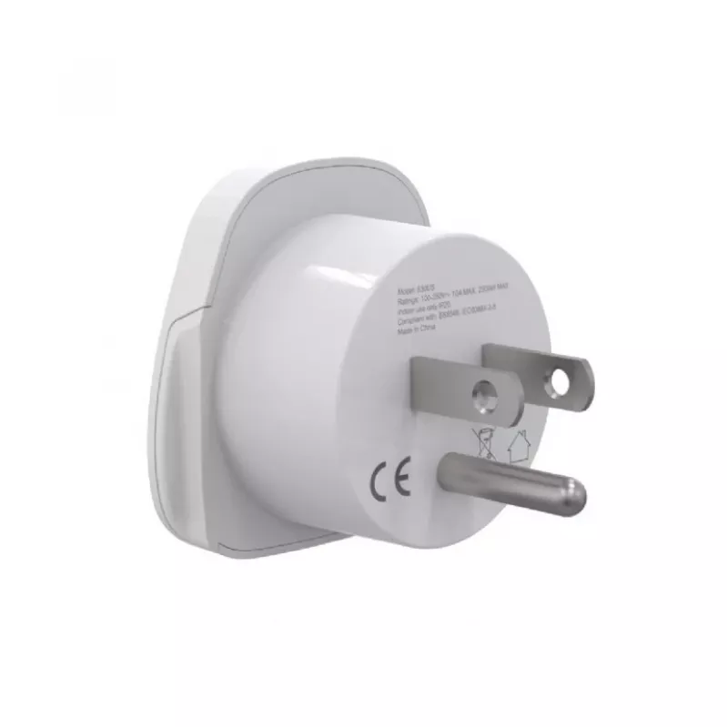 Travel power adapter GEMBIRD A-AC-USMINTF — World to US plug, 10 A