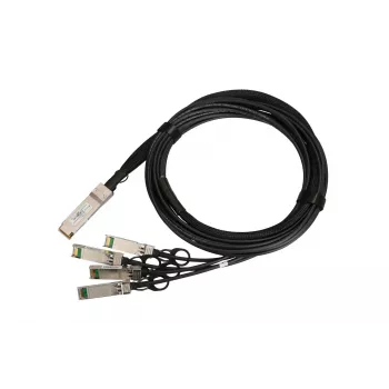QSFP+ DAC cable Extralink 40Gbps to 4×10Gbps, 3 m, 30AWG, QSFP+ male–male