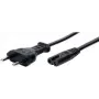 Power cable Tecline 808310 Black 1.8 m
