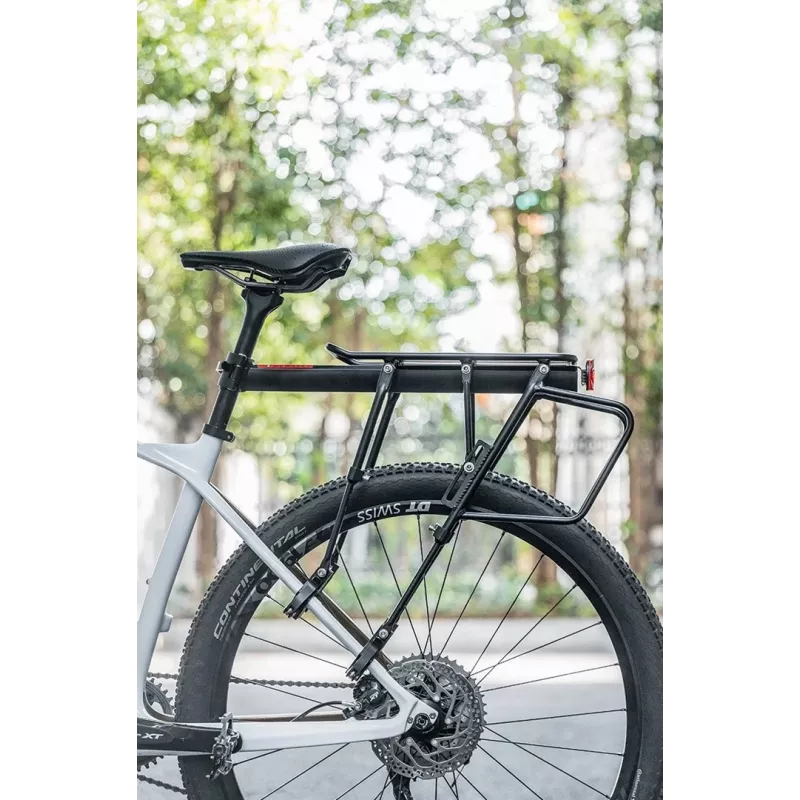 Rockbros 33210004001 black bike rack with shelf