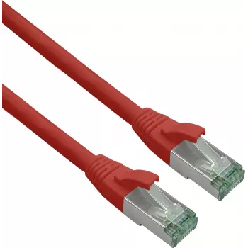 Network Cable Helos Patch-Kabel 363766 RJ-45 (M) to RJ-45 (M) Cat 6 1m Black