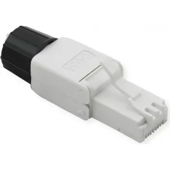 ROLINE field-terminable RJ-45 Plug Cat.6A (Class EA), UTP, White (21.17.0324)