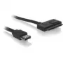 SATA Cable DeLOCK Power Over eSATA 22pin 0.5m Black