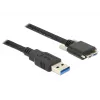 USB Cable DeLOCK 83599 USB 3.2 Gen 1 3m USB A Micro-USB B Black