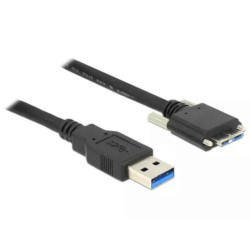 USB Cable DeLOCK 83599 USB 3.2 Gen 1 3m USB A Micro-USB B Black