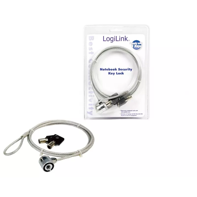 Notebook Security Lock LogiLink nbs003 1.5m